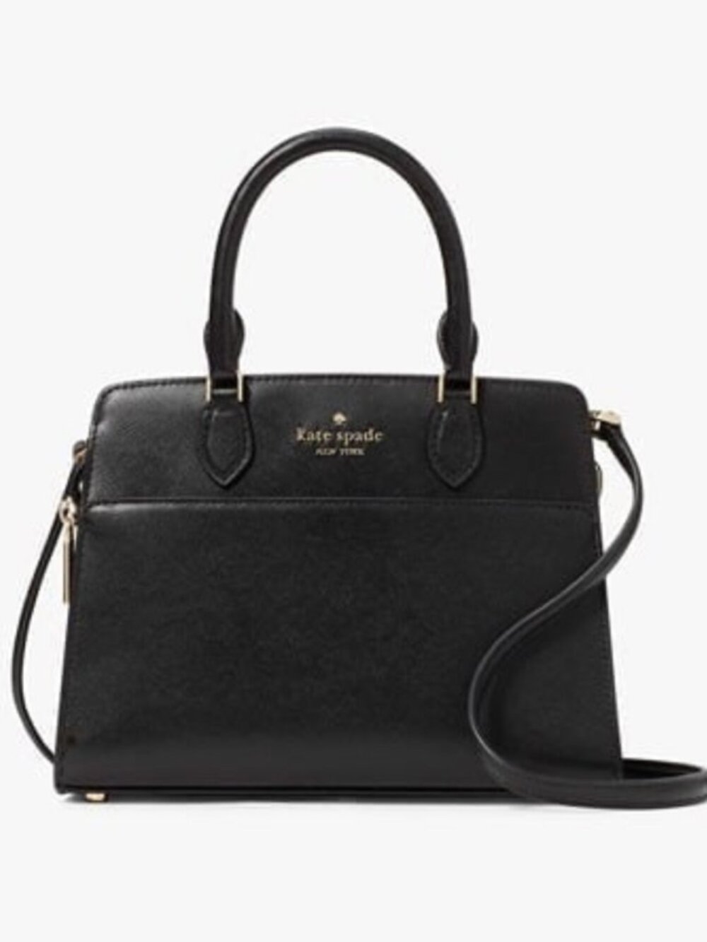 KATE SPADE MADISON LEATHER MEDIUM SATCHEL CROSSBODY SHOULDER BAG PURSE